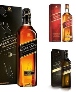 Johnnie Walker Red, Black and Double Black Label Blended Scotch Whisky 70cl
